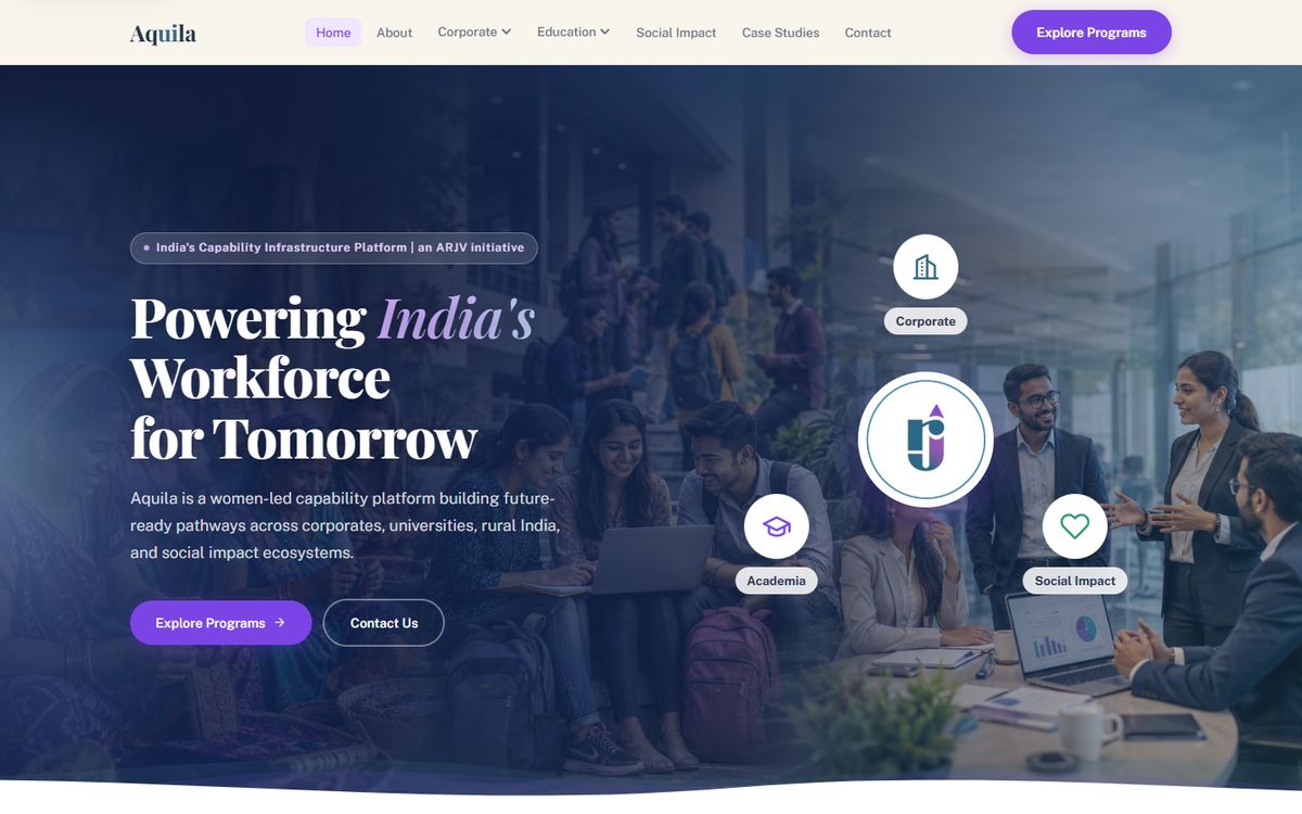 Aquila homepage