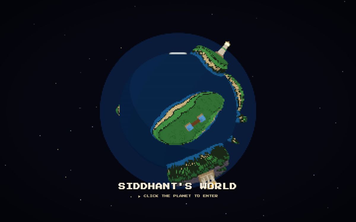 Siddhant's World homepage